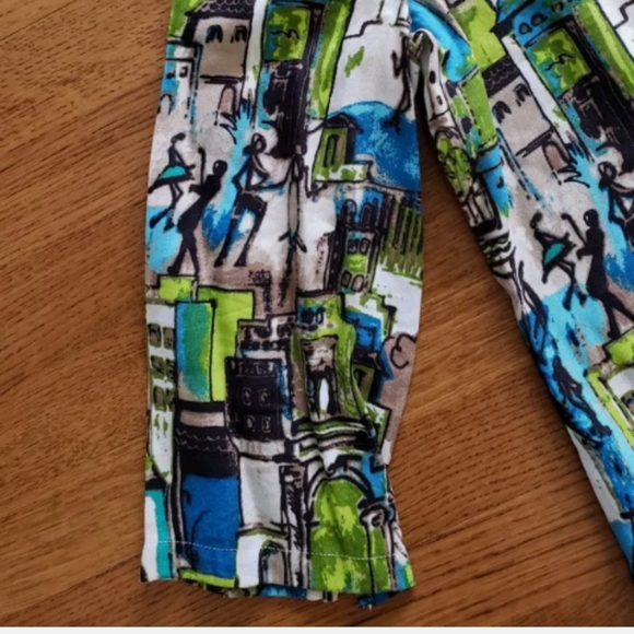 NEW Christopher & Banks Women's Lightweight Jacket Cityscapes Sz Small - Picture 4 of 6